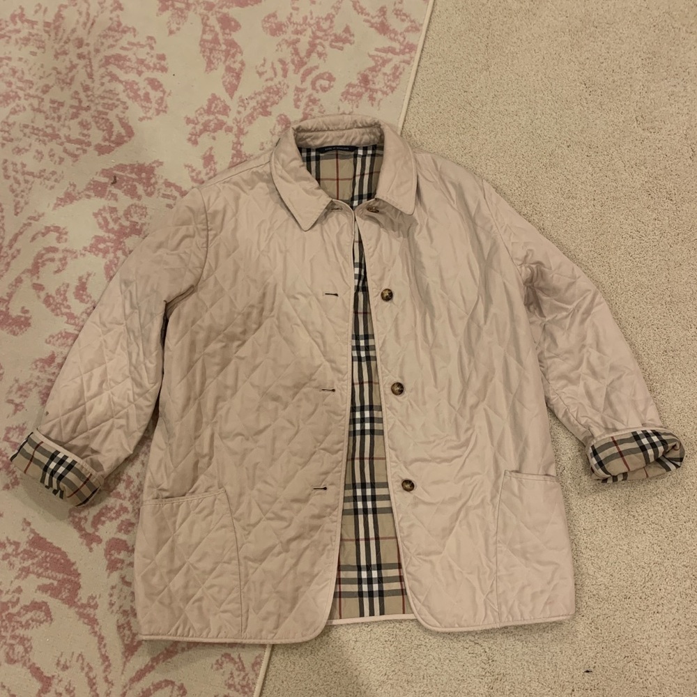 Burberry quilted jacket